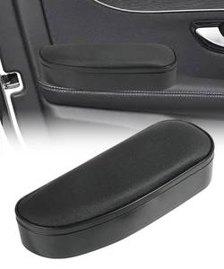 lot 2438 image: UNLRAE Armrest Cushion,Car Accessories Arm Rest Pads,Auto Side Door Armrest Pillow Relieve Driver Arm Fatigue,Soft Aoto Armrest Pillow with Storage Box,Suitable for Most Cars,Trucks,SUVs,RVs (Black)