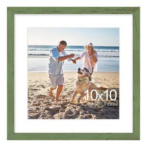 lot 2444 image: decorUhome 10x10 Picture Frame, Fits 8x8 Photos with Mat, M01RGN