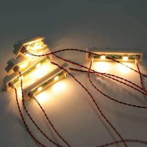 lot 2454 image: TEDDOO 20pcs 1X4 LED Building Block Lighting Kit for Lego(Warm White)