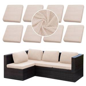lot 3308 image: SUKAIKEQA 8PCS Patio Cushion Covers.Patio Furniture Couch SeatSlipcovers