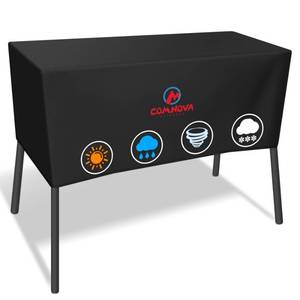 lot 4079 image: Comnova Grill Cover for Camp Chef 2 Burner Stoves - 600D Outdoor Camping Stove Cover Heavy Duty and Waterproof, 2-Burner Griddle Covers for Camp Chef Explorer EX60LW, EX60P, EX280LW, YK60LW and More