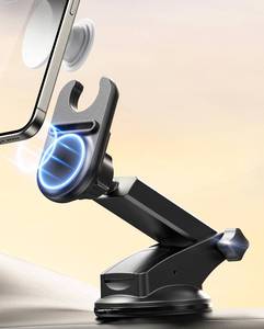 lot 4082 image: Universal Socket Dashboard Car Mount Works with PopSockets, Magnetic Socket Phone Holders for Dashboard Windshield, Hands Free Car Phone Mount Fits All Phones with Pop Grip Ring Holders-Black