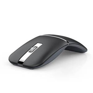 lot 4085 image: Bluetooth Wireless Arc Travel Mouse, Bluetooth 5.04.0 and 2.4G Tri-Mode, Rotating Foldable Ergonomic Mice, Type-C Rechargeable Multi-Device for Microsoft Laptop, PC, MacBook, Chromebook, Lenovo - Black
