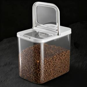 lot 7433 image: LivLab Mker Pet Food Storage Containers With Lids and Scooper