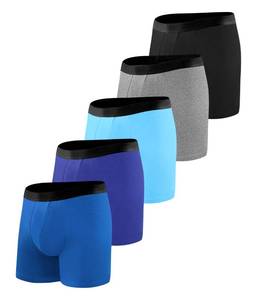 lot 8198 image: BEENIUBEE Incontinence Underwear for Men 150ML Absorbent Washable Reusable Heavy Flow Bladder Cotton Leak Proof Protective Boxer Briefs 2 Pack (Multicolor01, XXX-Large)
