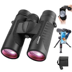 lot 8221 image: 12x42 Binoculars for Adults High Powered with Phone Adapter and Tripod