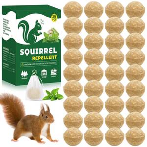 lot 8227 image: 36Pcs Squirrel Repellent for Outdoor Garden Garage, Keep Squirrel, Raccoon