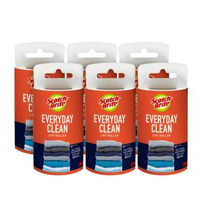 lot 8235 image: Scotch-Brite Everyday Clean Lint Roller Refills,420 Sheets Total, 6 Pack