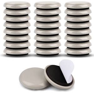 lot 8298 image: 1-14in Furniture Sliders for Carpet and Hardwood Floors, 24PCS Furniture Pads for Quickly and Easily Move Any Item and Protect The Floor