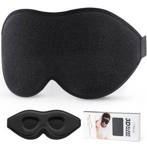 lot 8303 image: LitBear Sleep Mask for Side Sleeper Women Men, Eye Mask for Sleeping