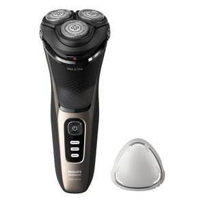 lot 8314 image: Philips Norelco CareTouch Electric Shaver, Ash Gold