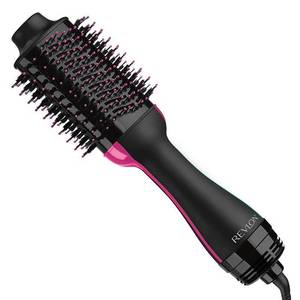 lot 9743 image: Revlon One-Step Volumizer Hair Dryer and Hot Air Brush - Black 1100 Watt, 3 Heat Settings, Not Travel Size