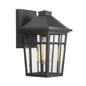 lot 9754 image: Darkaway Outdoor Sconce Lights Wall Light Fixtures, Front Porch Light Outdoor Wall Anti-Rust Waterproof Aluminum with Glass Exterior Light Fixture for Patio, Yard, Doorway, Garage(1 Pack, Black)