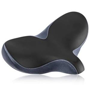 lot 10287 image: YLG Oversized Comfort Bike Seat - Memory Foam Replacement Saddle, Waterproof Universal Fit for Women and Men