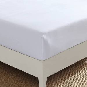 lot 10315 image: Nautica - Full Fitted Sheet, Cotton Percale Bedding, Casual Home Decor (Solid White, Full)
