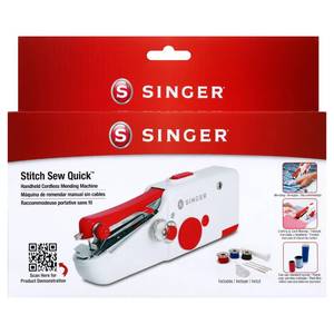 lot 10318 image: SINGER Stitch Sew Quick Portable Handheld Cordless Mending Machine