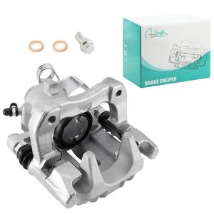 lot 11876 image: AULINK 1J0615423D Rear Left Disc Brake Caliper Assembly with Bracket For Audi A3 1999-2003, TT 2000-2006, VolkswagenVW Beetle 2000-2010 All Engine, Golf 2000-2006 1.8L 1.9L 2.0L L4 Rear Driver Side