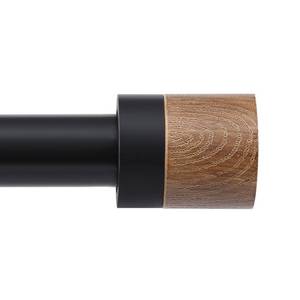 lot 11886 image: Wood Curtain Rods for Windows 48 to 84 Inches(4-7ft),1 inch Adjustable Window Curtain Rods with Imitation Wood Grain Finials,Heavy Duty Decorative Drapery Rod for Bedroom,Kitchen and patio