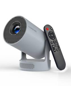 lot 11892 image: Magcubic Mini Projector 4K Support, Portable Projector with WiFi 6 and Bluetooth 5.4, 5W Soundbase Speaker, Smart Proyector with Auto Vertical Keystone 180°Rotatable for Movie Home Outdoor
