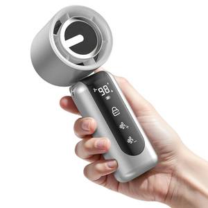 lot 12126 image: AGEYOU Portable Handheld Mini Fan,Speed(1-100) Adjustable Turbo Personal Fan,4000mAh Battery Rechargeable,AI Digital Display,Gifts for Women Men Camping Travel Summer Outdoor