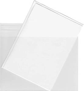 lot 12142 image: Clear A9 Plastic Envelope Bags 6 14in x 9 14in Peel and Seal - 100 Pack