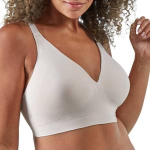 lot 12187 image: Bali Womenfts Wireless Bra, Comfort Revolution Modern Seamless Bra, Flex-to-Fit Wirefree Bra (Size Medium)