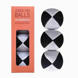 lot 12188 image: AIYIWREATH Juggling Balls Pack of 3 for Beginners to Advanced Jugglers - Two Layer Construction- No Bounce Design - Soft and Easy Juggling Kit