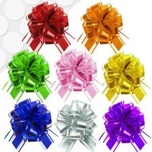 lot 12197 image: SZXFUWEI Pull Bows for Gift Wrapping 8PCS 6 Inch Multiple Colors Large Bow