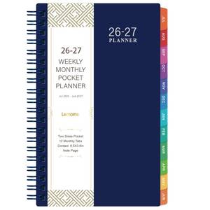 lot 12207 image: 2026-2027 Pocket CalendarPlanner - 2026-2027 Pocket Planner for Purse