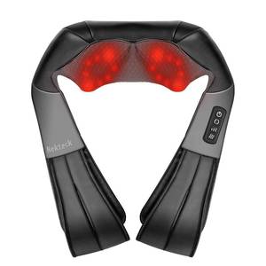lot 13669 image: Nekteck Shiatsu Neck Massager with Heat for Pain Relief, NOT Cordless
