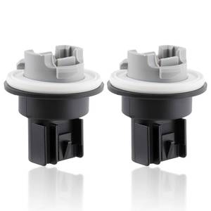 lot 14292 image: GoaMotors Set of 2 Parking Light Bulb Socket Turn Signal Socket Compatible with Jeep Compass Patriot 2007-2017 Replace 68000686AA 645-504 Front Rear Lamp Bulb Socket