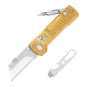 lot 14293 image: OKNIFE U1 Pro Multitool Folding Utility Knife with Folding Screwdriver