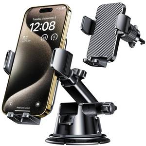 lot 14294 image: Qifutan Dash Mounted Holders Phone Holders for Your Car Phone Mount for Car Windshield Dashboard Air Vent Universal Desk Mounts Hands Free Automobile Cell Phone Holder Fit for iPhone Smartphone