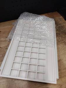 lot 14304 image: White Plastic Mahjong Practice Board