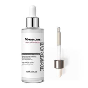 lot 14331 image: MARREGORYE Beauty Peel Shot Glow Exfoliating Essence, Black Rice Exfoliant for Hydrating and Black Head Remover for Face and Body Care 100ml(Black Rice Exfoliating Essence)