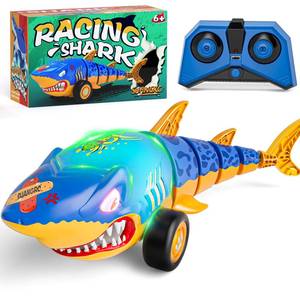 lot 14347 image: suangrc RC Shark Car Toy for Kids, 2.4Ghz Remote Control Car