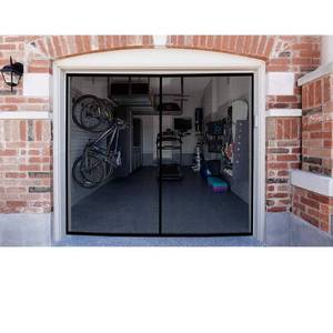 lot 19054 image: Garage Door Screen for 1 Car, 8x7 ft Single Magnetic Fiberglass Mesh Net