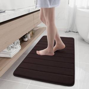 lot 19065 image: Buganda Memory Foam Bath Mat 44 x 24, Ultra Soft Absorbent Bathroom Rugs