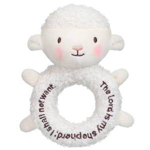 lot 20439 image: Karenhi White Lamb Stuffed Animal Baptism Toy Gift for Baby Girl Boy