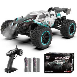 lot 20447 image: Scientoy 114 RC Cars 50 KMH, High Speed 4WD All Terrain RC Truck, Offroad Remote Control Car with 60 Mins Running, Fast RC Cars for Adults with 2 2000 mAh Rechargeable Batteries,Gifts for Teen Boys