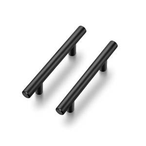 lot 20449 image: Ravinte Cabinet Handles,5in Length,3in Hole Center,Matte Black,5 Pack