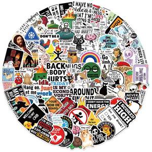 lot 20473 image: 60pcs Funny Prank Meme Stickers Bulk, Snarky Meme Sticker for Kids Teens Adults, Snarky Vinyl Water Bottle Dirty Stickers Pack, Waterproof Cool Decals for Laptop Scrapbook Sarcastic Hard Hats