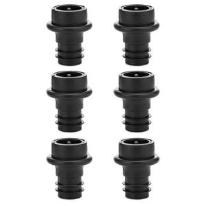 lot 20500 image: WOTOR Wine Stoppers - Vacuum Wine Saver, Preserver and Sealer (Black, 4 Pieces)