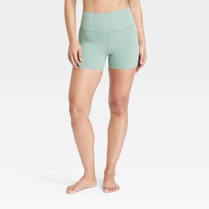 lot 8044 image: Womens Everyday Soft Ultra High-Rise Bike Shorts 4 - All In Motion Sage Green XL Moisture Wicking, UPF 50