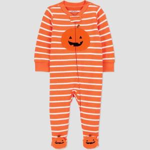 lot 8045 image: Carters Just One You� Baby Pumpkin Sleep N Play - Orange 3M