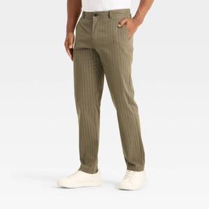 lot 20188 image: Mens Slim Fit Trousers - Goodfellow & Co Green 34x32