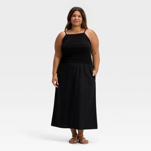 lot 20194 image: Womens Drop Waist Maxi Sweater Dress - Universal Thread Black XXL