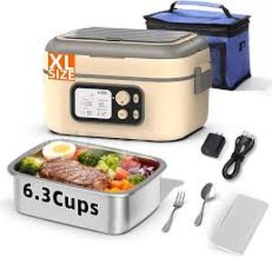 lot 1595 image: Cordless Electric Lunch Box 1500mL