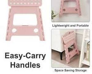 lot 1612 image: Pink polka dot stool