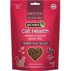 lot 14330 image: Get Naked Urinary Cat Health Treats with Cranberry and Real Chicken 6oz  Crunchy, Grain-Free, Natural Urinary Tract and Dental Care  Supports UT Support and Fresh Breath  Made in The USA